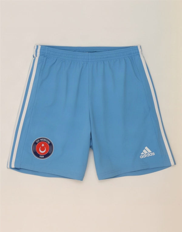 Adidas Herre Tsv Werdohl 1989 Graphic Sports Shorts Large Blue Polyester