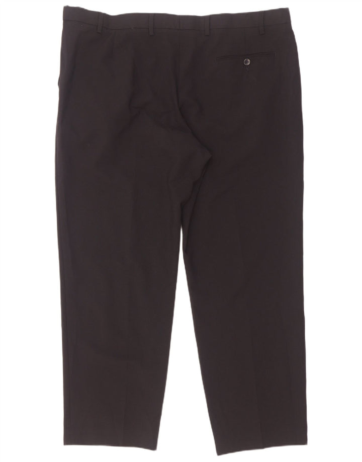 Marks & Spencer Herre Pegged Regular Suit Bukser W42 L29 Navy Blue
