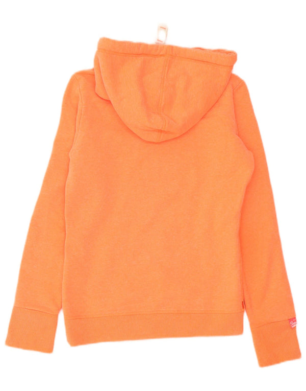 Superdry Grafisk hættetrøje til kvinder UK 6 XS Orange Bomuld