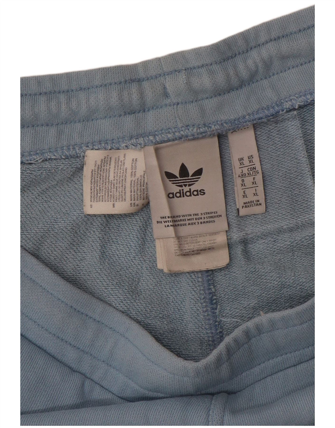 ADIDAS Sportshorts til mænd XL Blå Bomuld