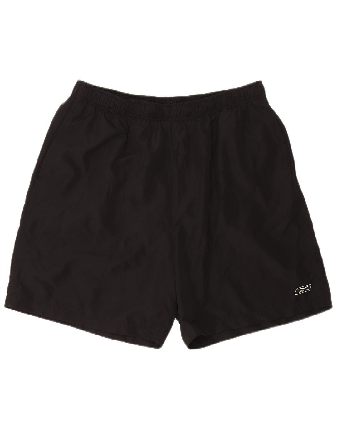 REEBOK Mens Sport Shorts 2XL Black Polyester