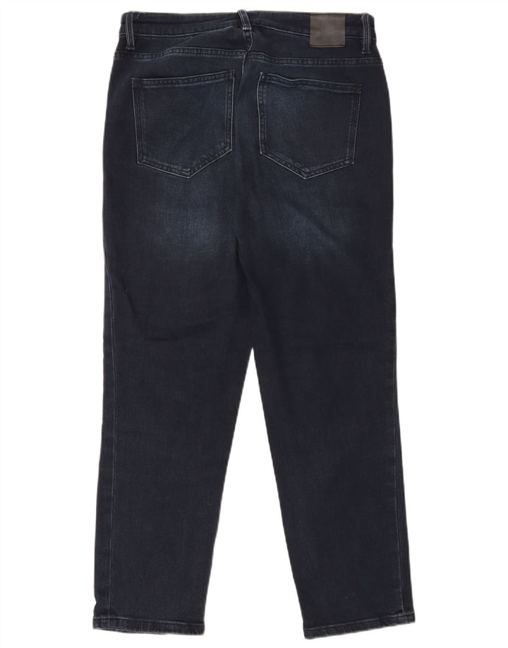 MASSIMO DUTTI Dame-tilspidsede jeans EU 40 Medium W30 L27 Marineblå Bomuld