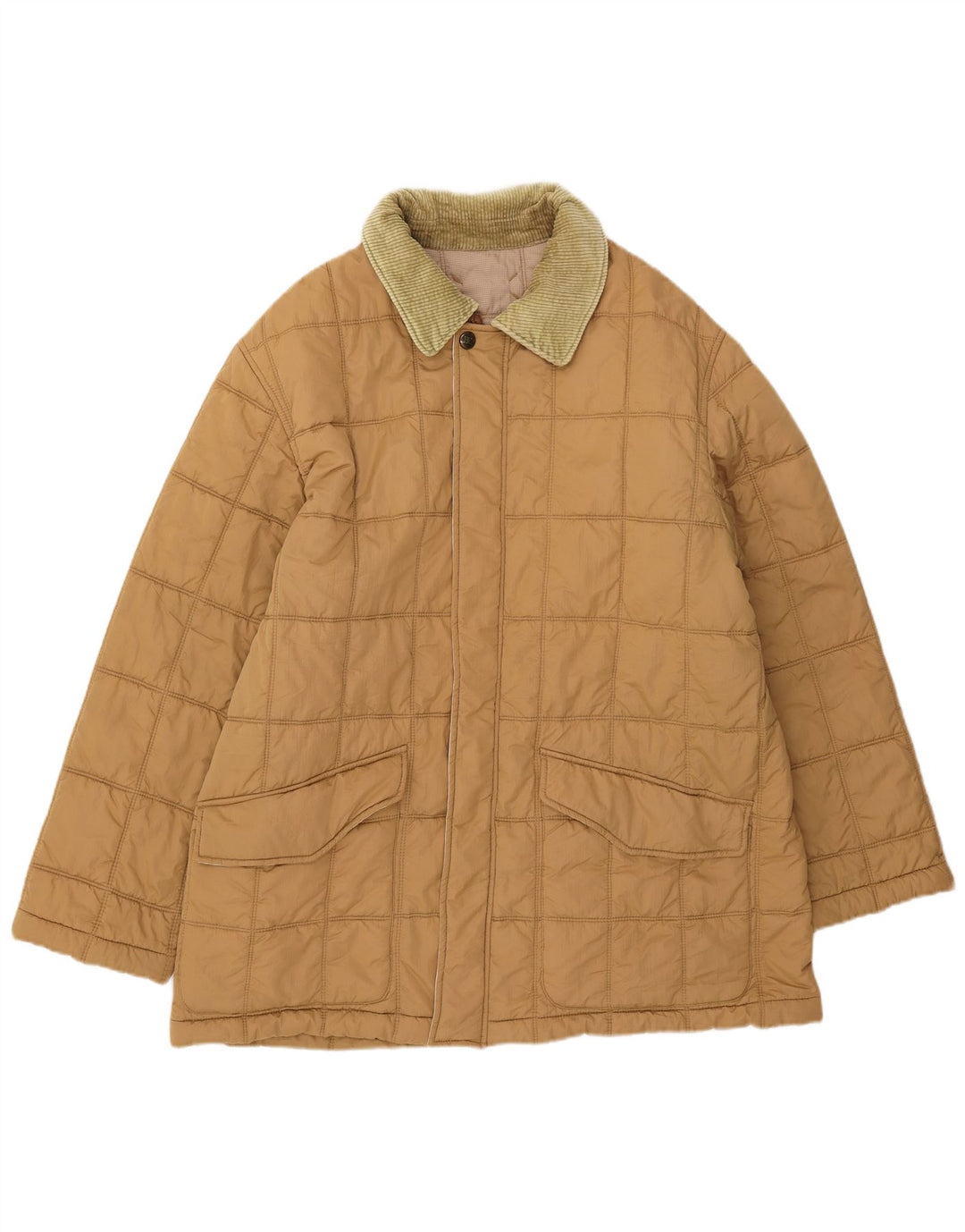 Henry Cottons Herre quiltet jakke IT 54 2XL Beige