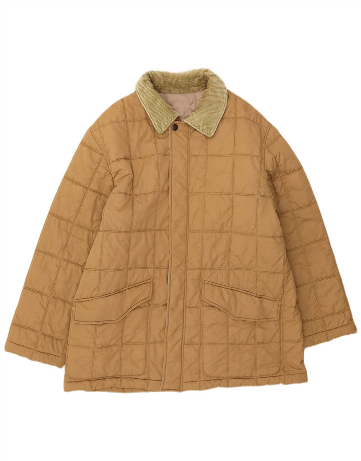 Henry Cottons Herre quiltet jakke IT 54 2XL Beige