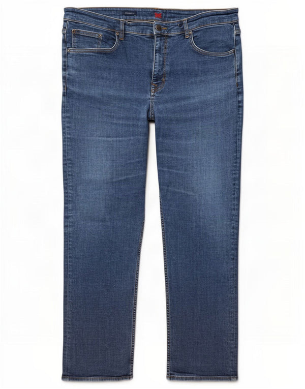 Crew Beklædning Herre Slim Jeans W40 L30 Blå Bomuld