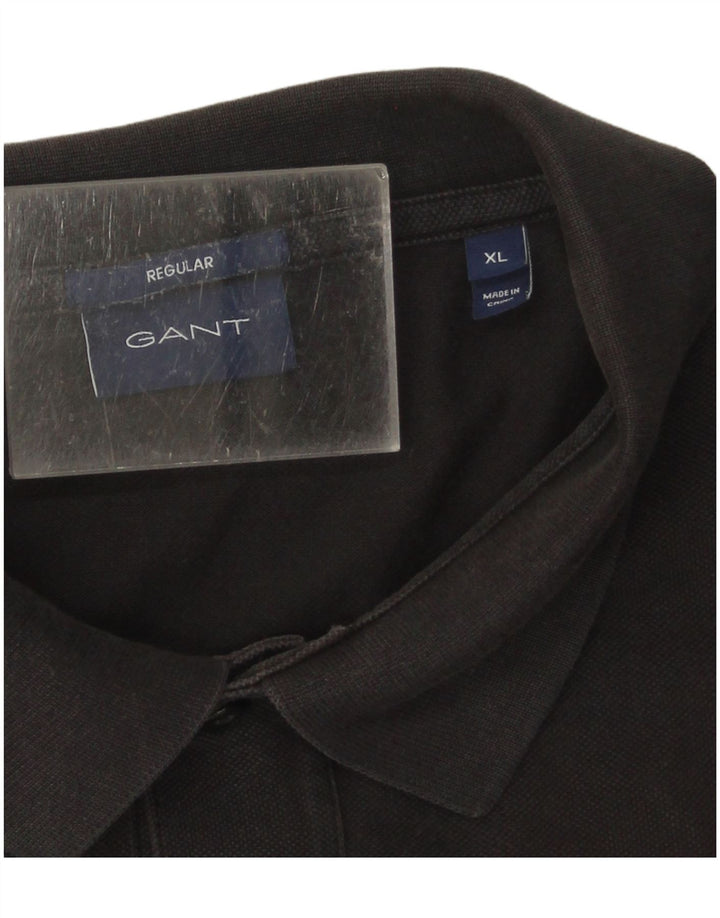 Gant Regular Polo Shirt XL Grå Bomuld