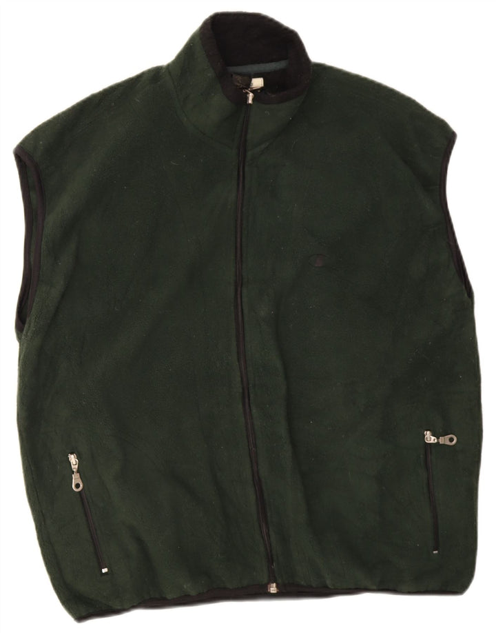 Champion Herre Fleece Gilet UK 38 Medium Khaki