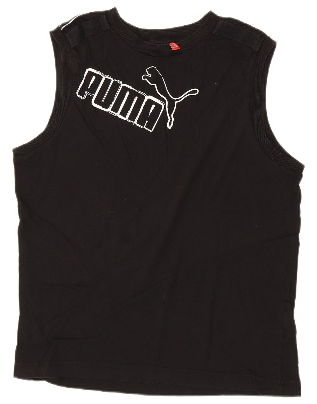 PUMA Herre grafisk vest Top Stor sort bomuld