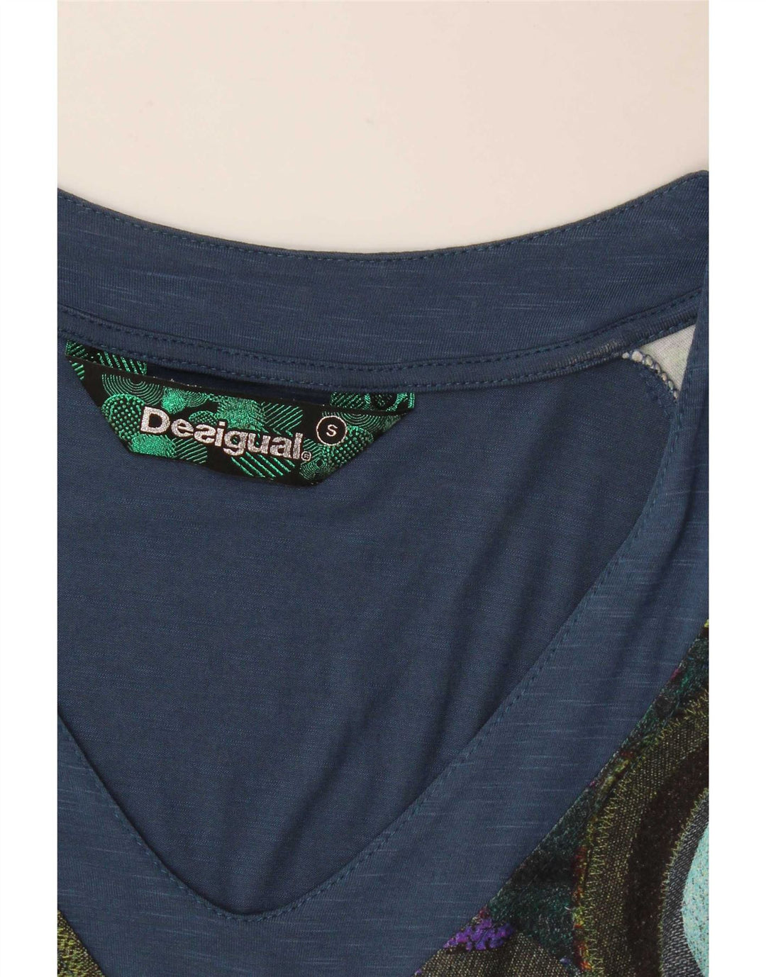 Desigual Womens Sheath Dress UK 10 Small Multicolored Geometric