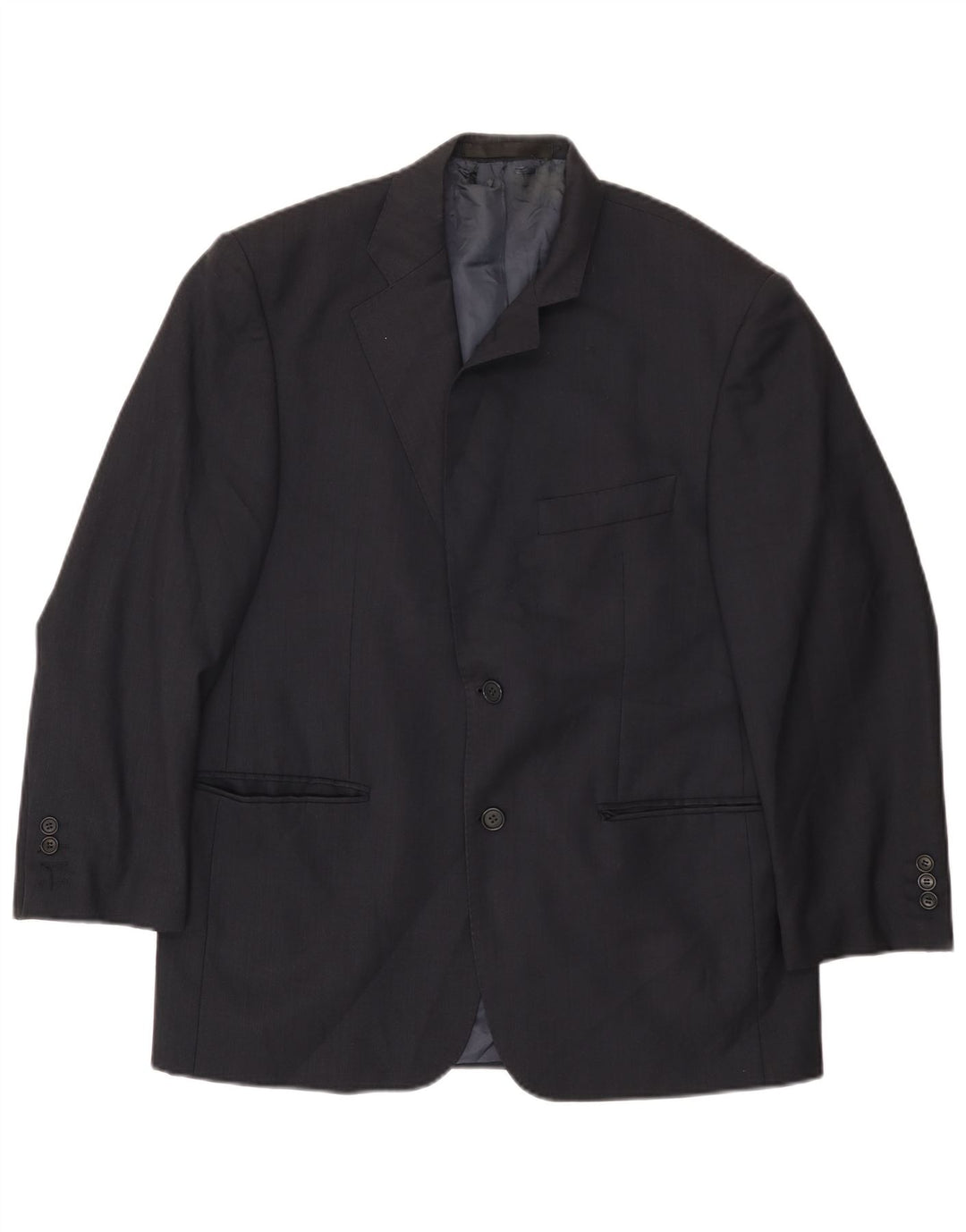 Marks & Spencer Herre 2 Button Blazer Jacket UK 40 Medium Navy Blue
