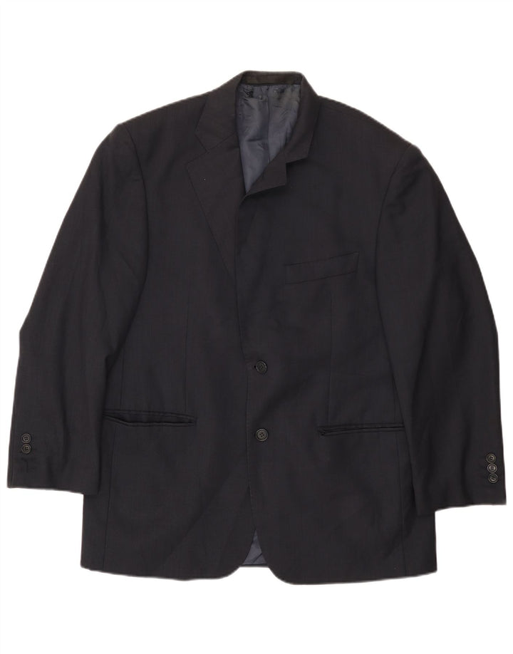 Marks & Spencer Herre 2 Button Blazer Jacket UK 40 Medium Navy Blue