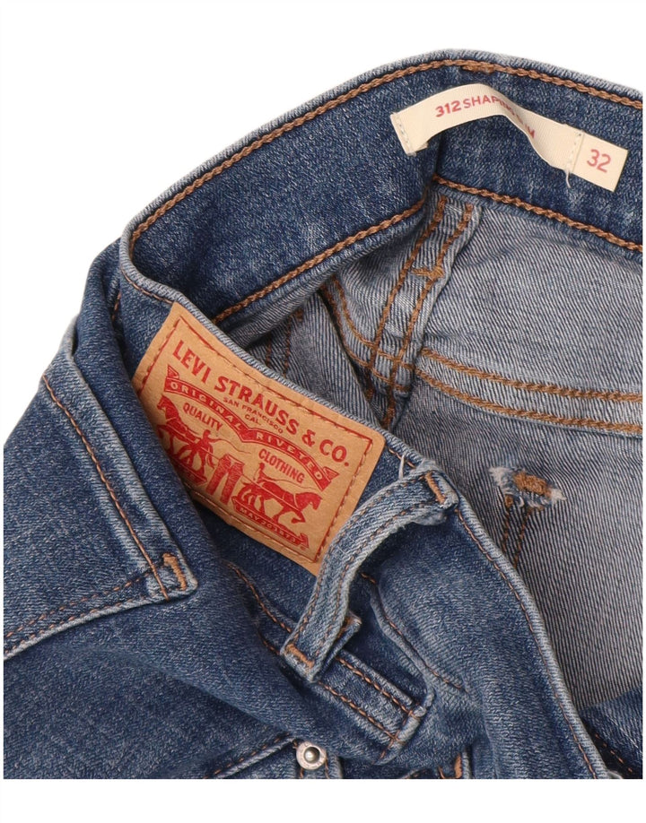 Levi's Dame 312 Shaping Slim Jeans W32 L29 Blå Bomuld