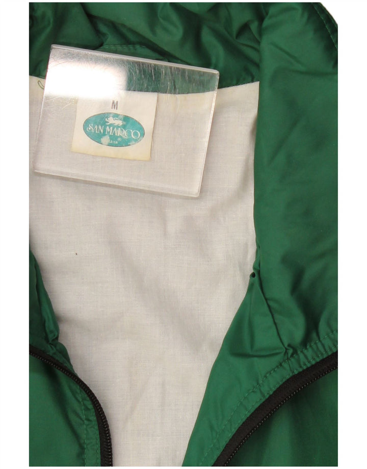 San Marco Træningsdragt med hætte til mænd, topjakke mellemgrøn farveblok