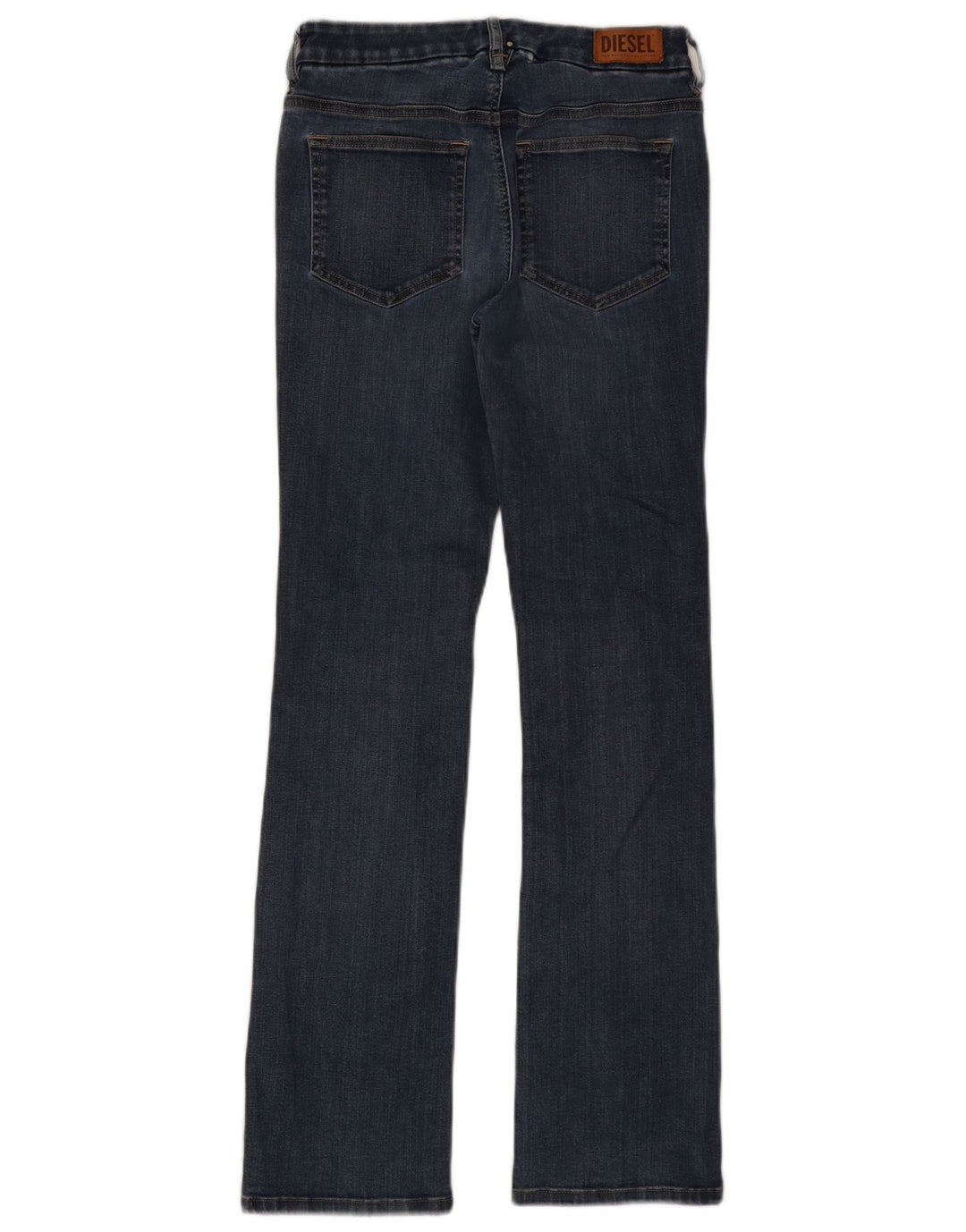 Diesel Dame Straight Jeans W27 L30 Blå Bomuld