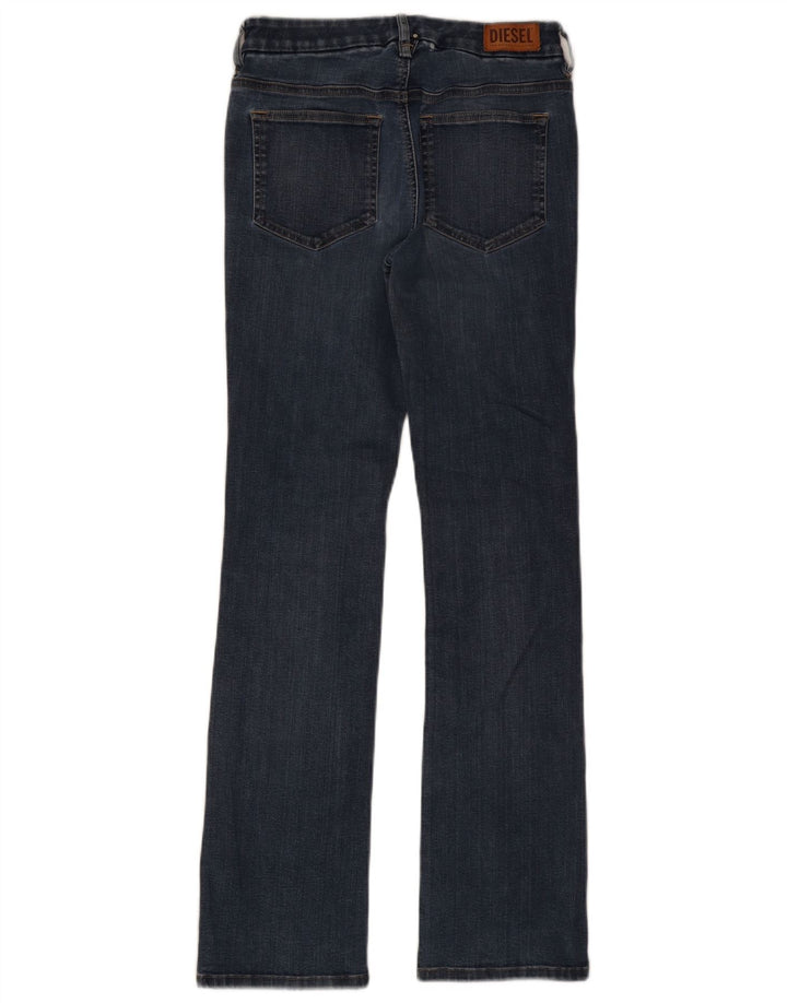 Diesel Dame Straight Jeans W27 L30 Blå Bomuld