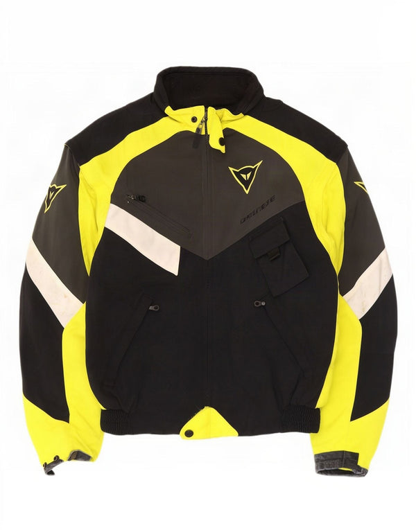 Dainese Herre Graphic Racer Jacket UK 38 Medium Black Colourblock