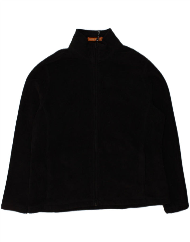 EDDIE BAUER Womens Fleece Jacket UK 18 XL Black Polyester Vintage Eddie Bauer and Second-Hand Eddie Bauer from Messina Hembry 