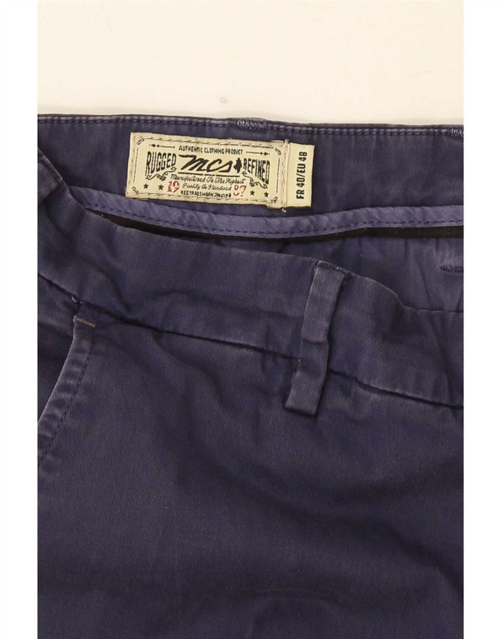 Marlboro Classics Herre Chinobukser EU 48 Medium W32 L34 Marineblå