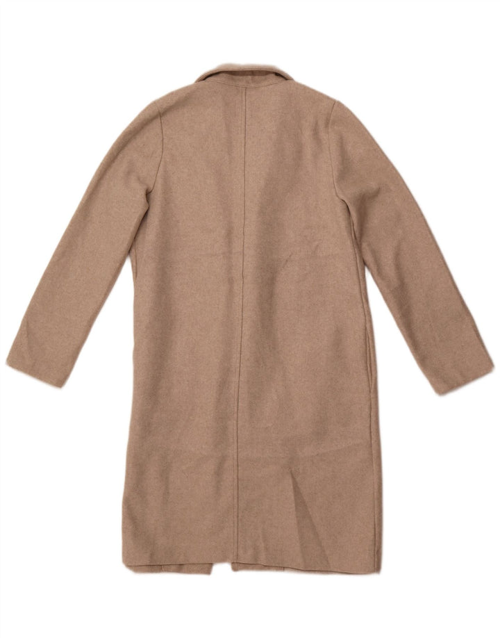ZARA Åben overfrakke til kvinder UK 14 Medium Beige