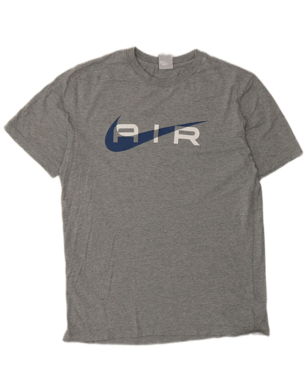 Nike grafisk T-shirt top mellem grå bomuld til mænd