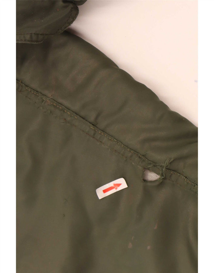 Carrera Herre Bomber Jacket UK 40 Large Khaki Colourblock Polyamid