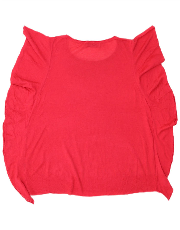 Zara Dame Bluse Top UK 16 Large Pink