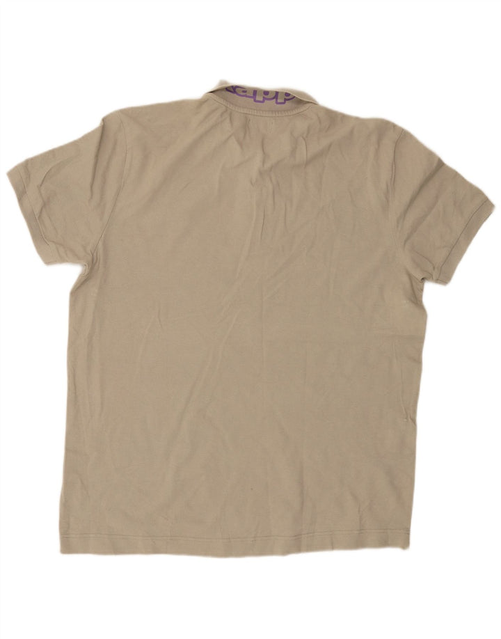 Kappa herre poloshirt 2XL beige bomuld