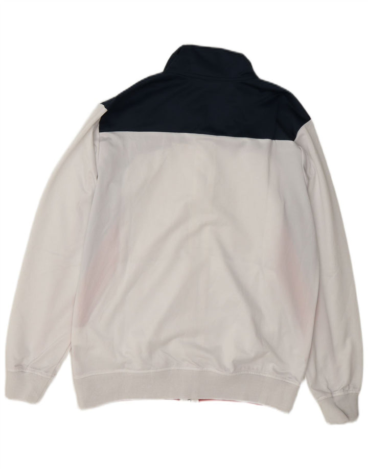 Asics Træningsdragt til mænd Top jakke Lille hvid Colourblock Polyester