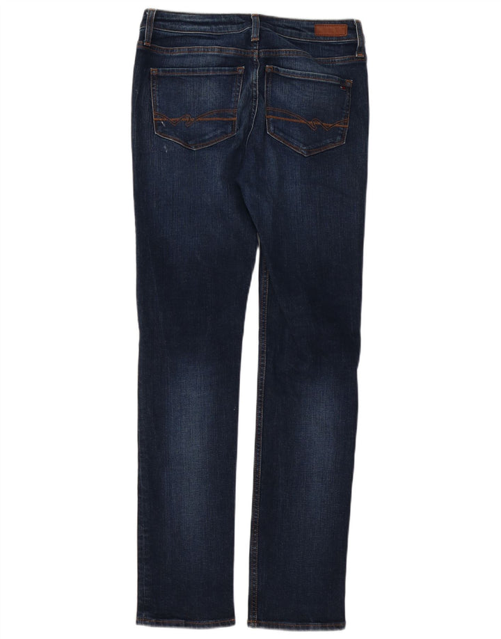 TOMMY HILFIGER Dame Rom RW Straight Jeans W27 L30 Marineblå Bomuld