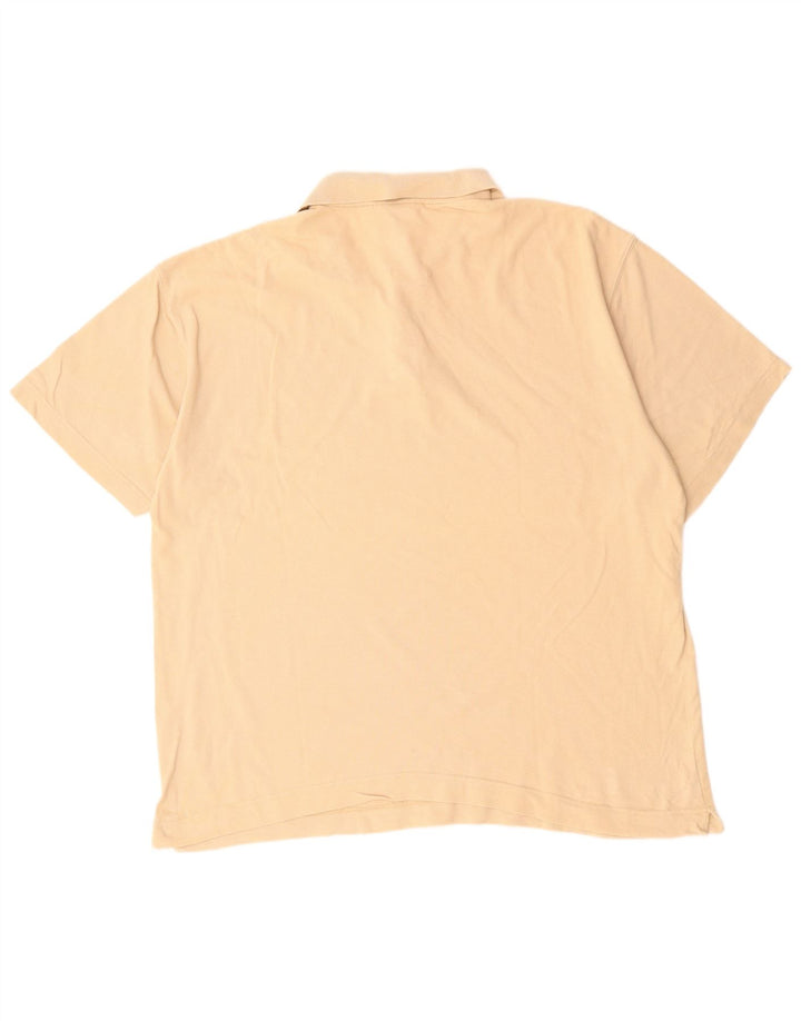 Reebok herre poloshirt XL beige bomuld