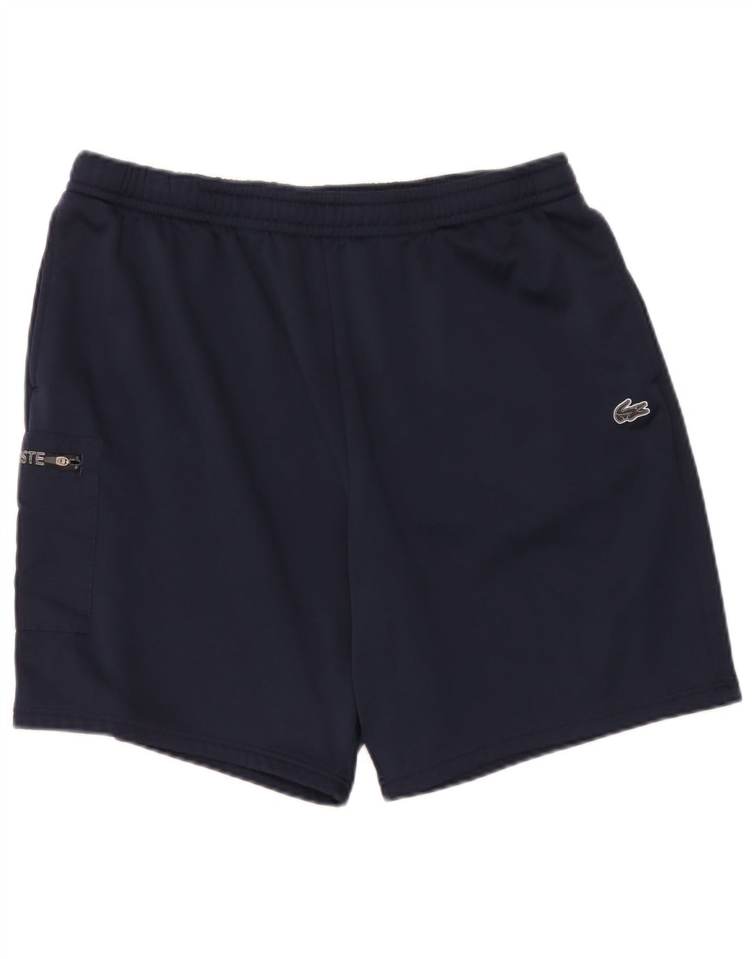 Lacoste Herre Regular Fit Cargo Sportshorts Størrelse 7 2XL Navy Blue Polyester