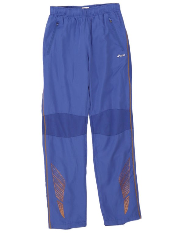 Asics Girls Graphic Tracksuit Bukser 13-14 år Blå Colourblock