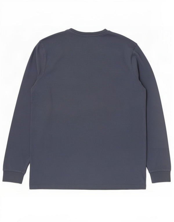 Marks & Spencer Herre Top Langærmet 2XL Blå Bomuld