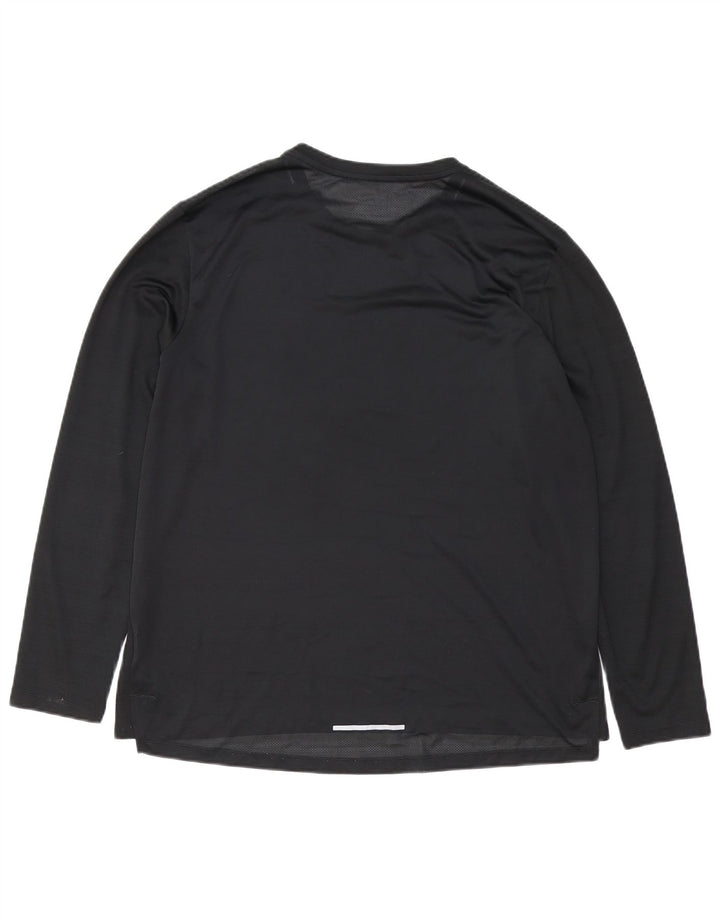 NIKE Herre Dri Fit Top Langærmet XL Sort