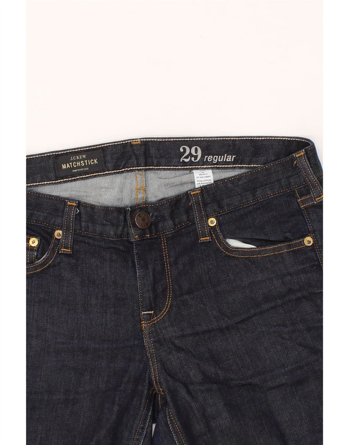J. CREW Womens Matchstick Regular Slim Jeans W29 L31 Navy Blue Cotton Vintage J. Crew and Second-Hand J. Crew from Messina Hembry 