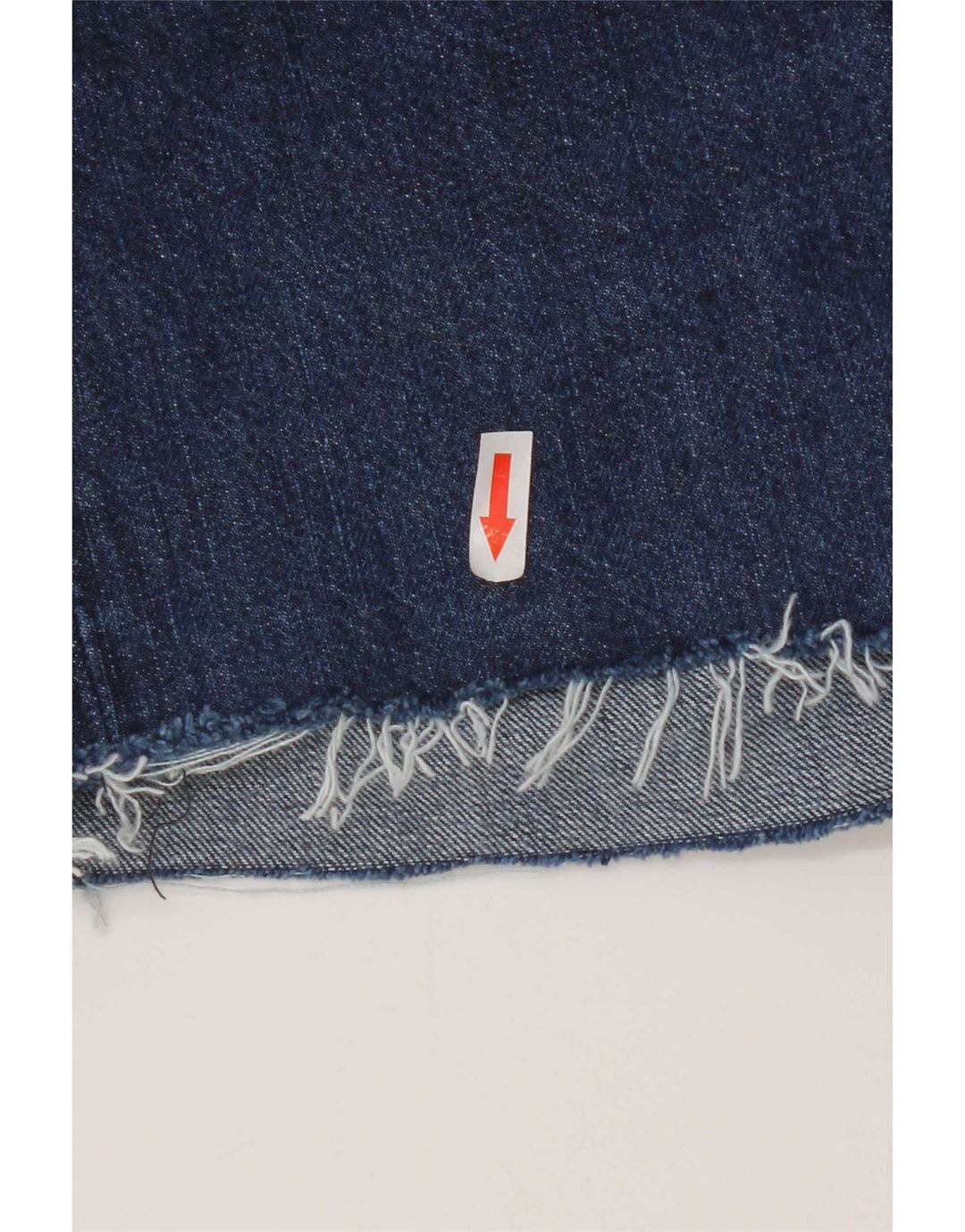 Levi's Womens 501 distressed denimshorts W28 Medium marineblå bomuld
