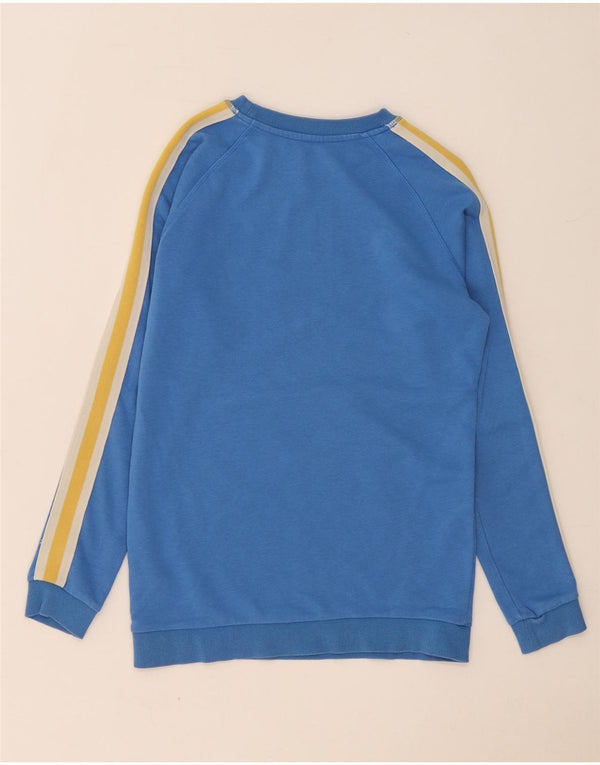 Marks & Spencer Boys Sweatshirt Jumper 13-14 år Blå Colourblock Bomuld