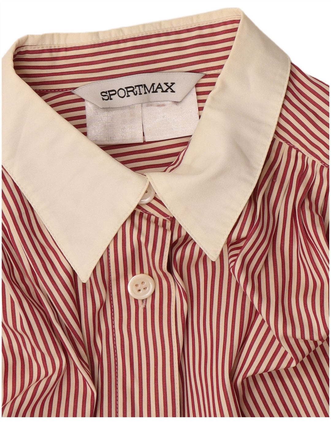Sportmax Dame Oversized Skjorte UK 12 Medium Red Floral