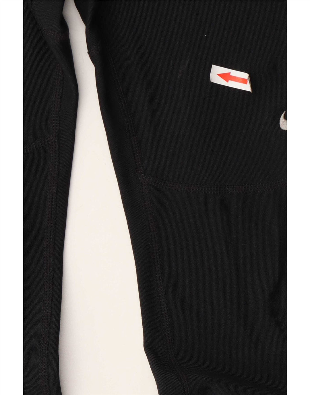 Nike Dame Dri Fit Leggings UK 14 Large Navy Blue Polyester