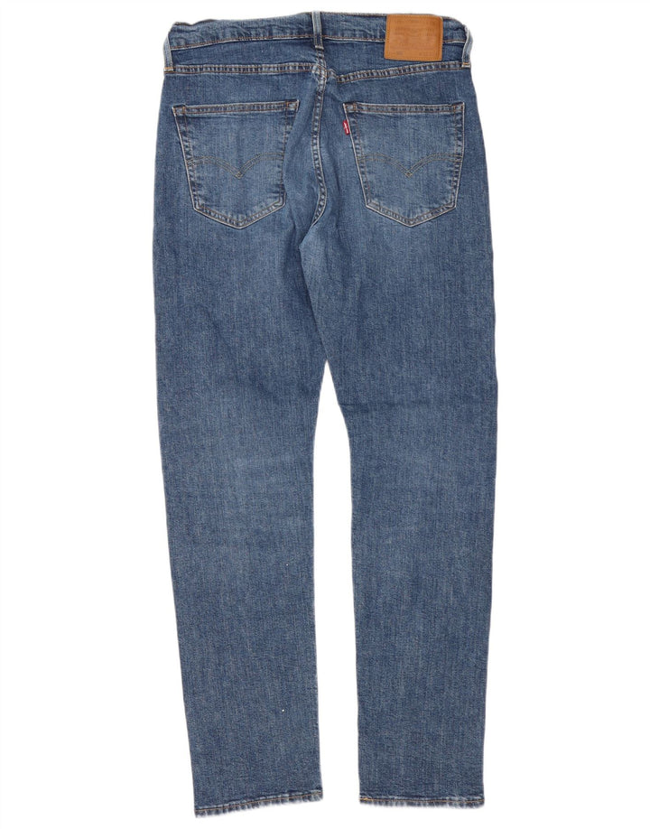Levi's Herre 502 tilspidsede jeans W33 L34 blå bomuld