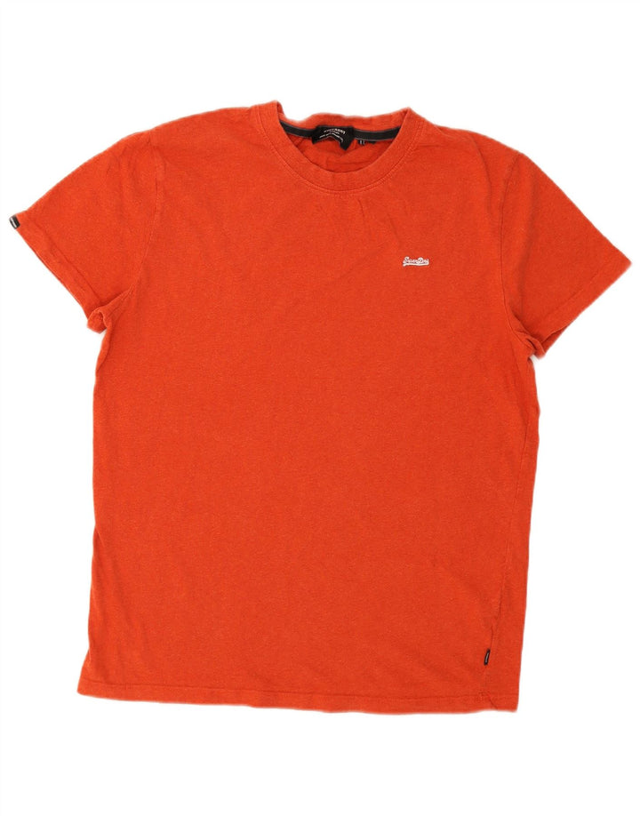 Superdry T-shirt top til mænd, stor rød bomuld