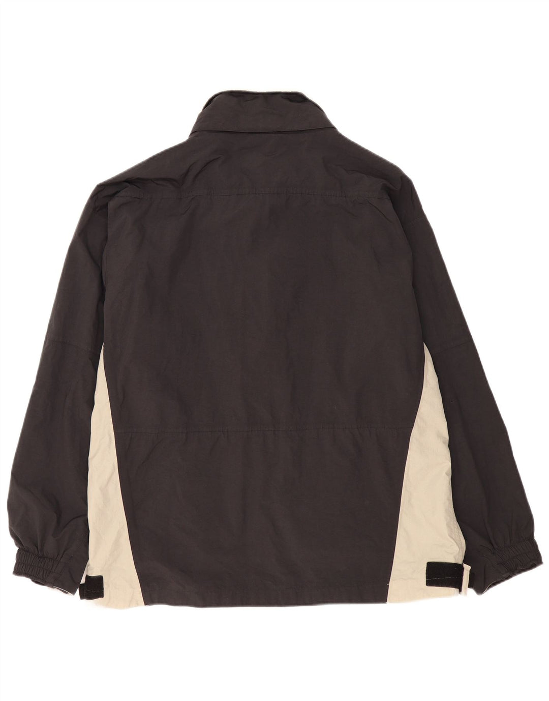 KAPPA Herre Windbreaker Jacket UK 40 Large Black Colourblock Polyamid