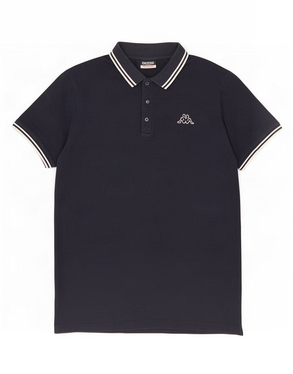 Kappa herre poloskjorte 2XL marineblå bomuld