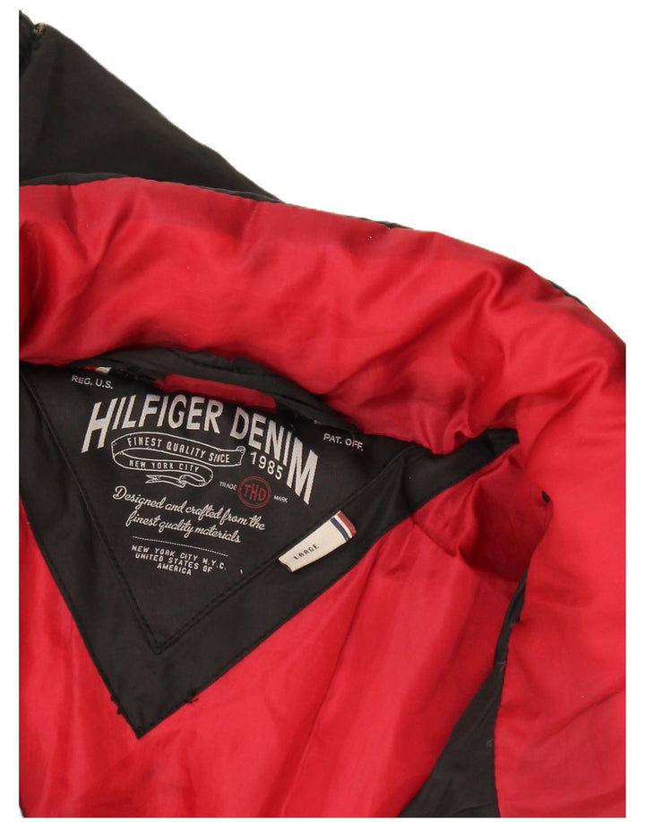 Tommy Hilfiger Herre polstret jakke UK 40 Large Black