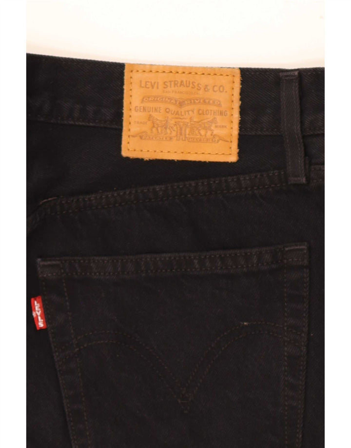 Levi's Womens Denim Skirt W28 Medium Black Cotton