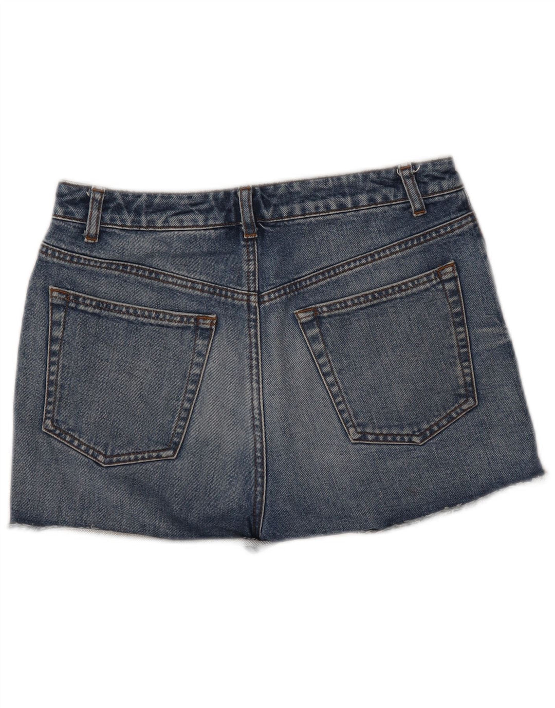 TOPSHOP Dame denimshorts UK 12 Medium W30 Blå Bomuld
