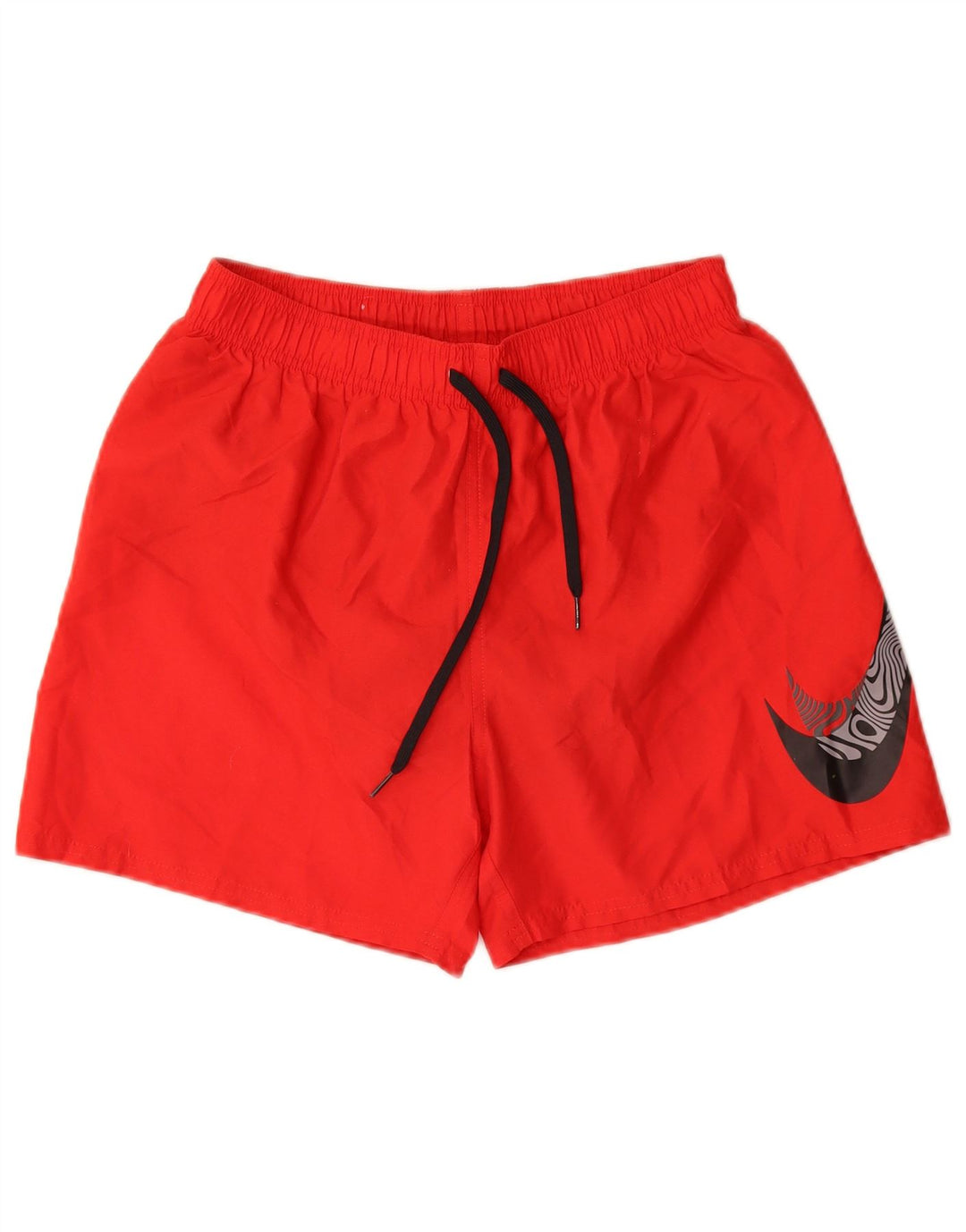 Nike grafiske badeshorts til mænd, medium rød polyester
