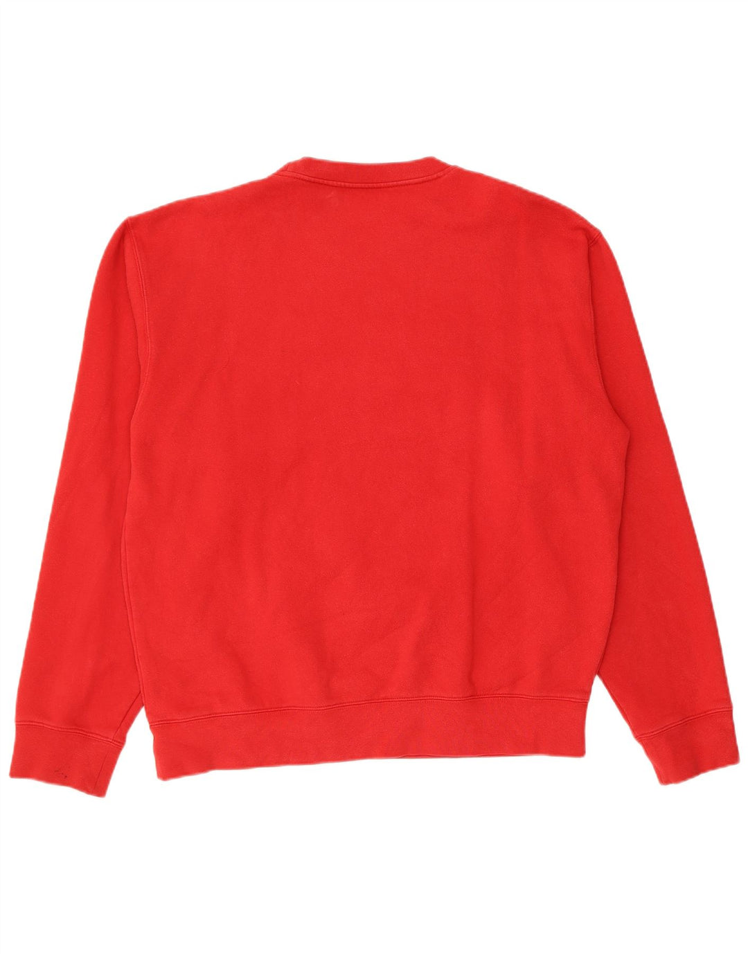 Fila Herre Grafisk Sweatshirt Jumper Stor Rød Bomuld