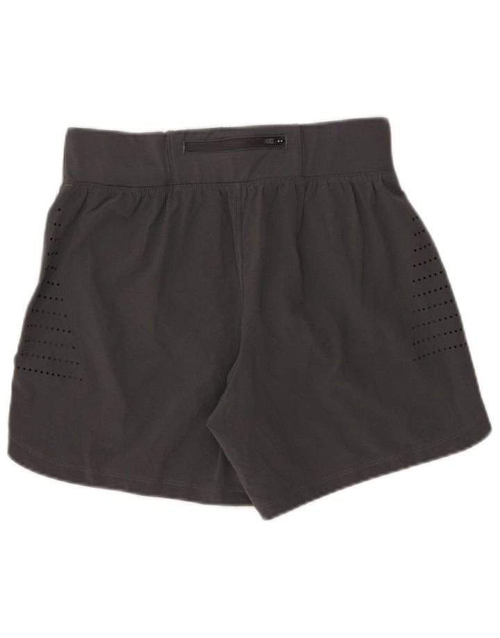 Under Armour Dame Sports Shorts UK 14 Medium Grey Polyester
