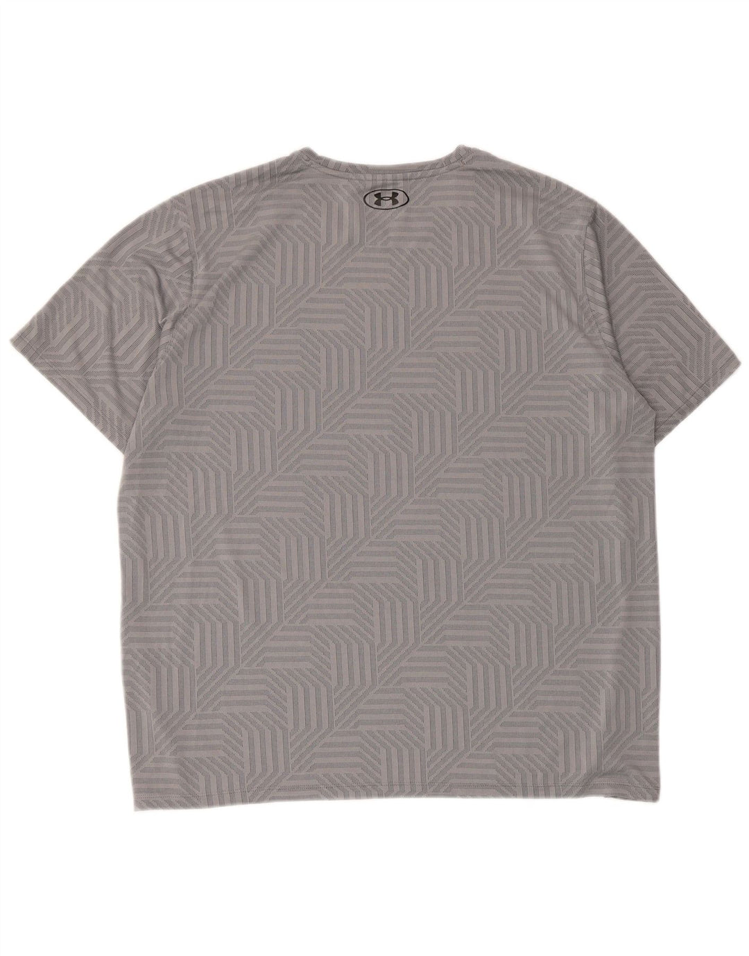Under Armour Herre T-Shirt Top XL Grå Geometrisk